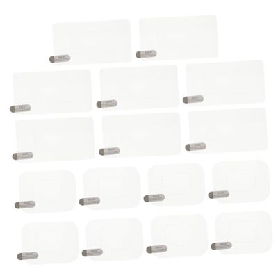 Healifty 16pcs Dash Cam Windshield Mount Sticker Car Glass Sticker Electrostatic Film for Dash Cam Recording Versatile Mounting Options