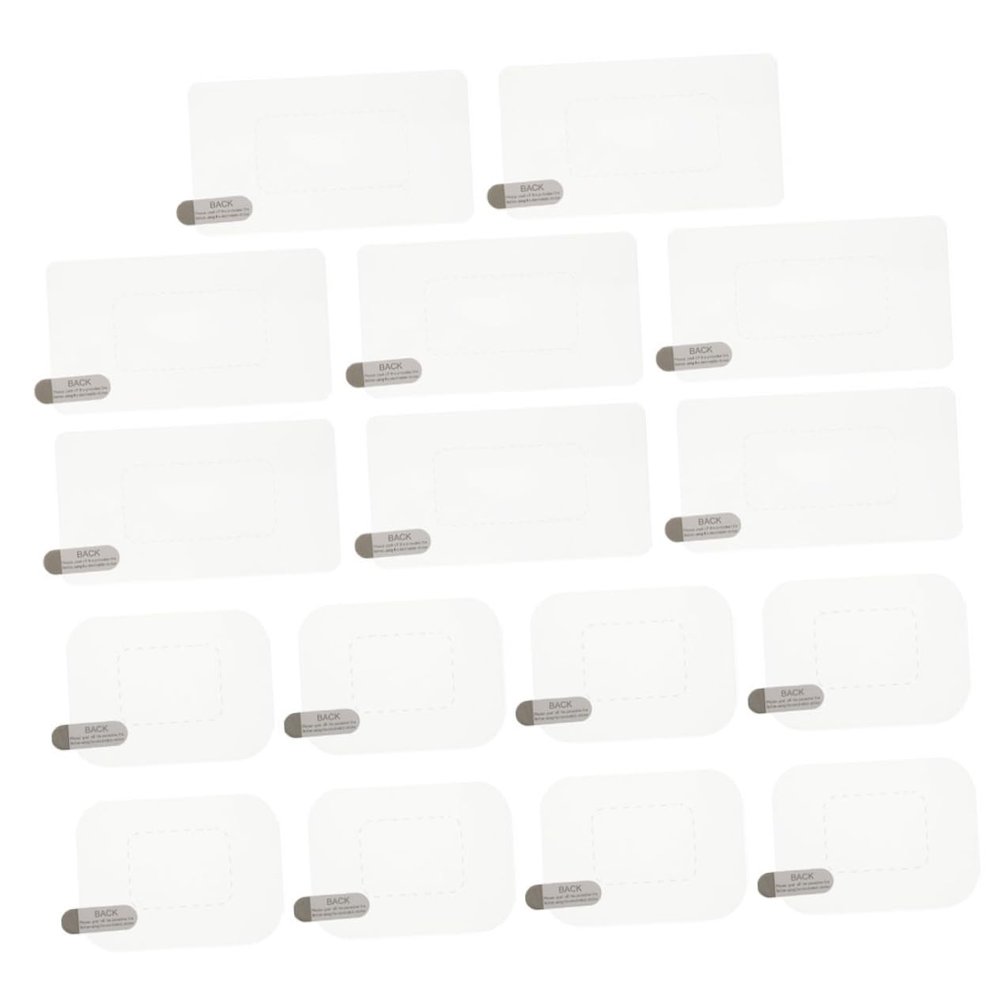 Healifty 16pcs Dash Cam Windshield Mount Sticker Car Glass Sticker Electrostatic Film for Dash Cam Recording Versatile Mounting Options