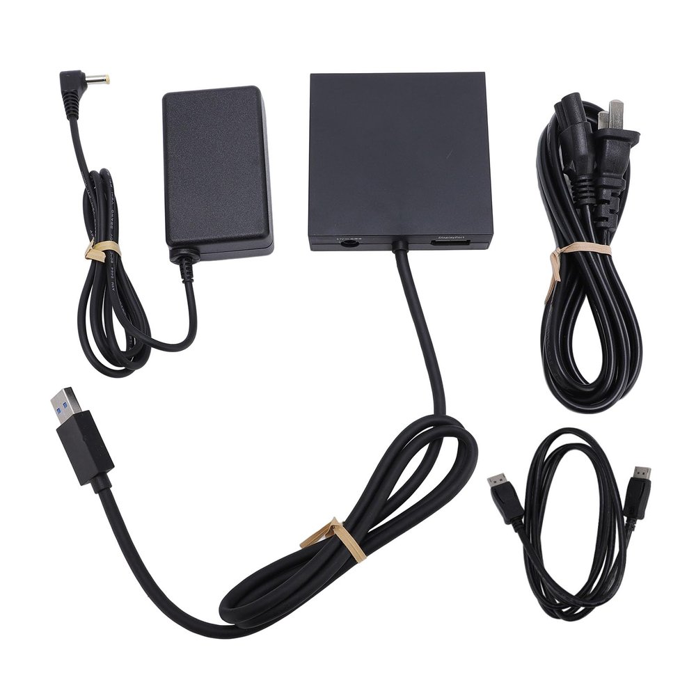 PC Adapter & Accessories Kit for VR2, Compatible with VR2 Headset for SteamVR & PC Gaming, Expand The Game Library for VR2 on PC (US Plug)
