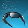 Depisuta Camera Glasses, 90 Angle 4K Full HD Smart Glasses Protective Polarized Lenses Video Recording Sunglasses, Wearable Eyeglass for Cycling Sports, Traveling, Driving view 3