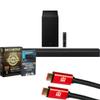Samsung B-Series Soundbar HW-B750F 5.1 ch Subwoofer (2025) Bundle with CPS Exclusive 26 Month Protection Pack, 2X 4K HDMI 2.0 Cable and Deco Gear Complete Home Theater Beginner's Guidebook view 1