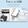 3Pcs Upgraded USB C to USB Adapter, High-Speed Data Transfer, USB Converter,USB C Male to USB 3.0 Female OTG Adapter for Apple 16 15, Mac, Tablet, Notebook, and More Type C Devices view 3