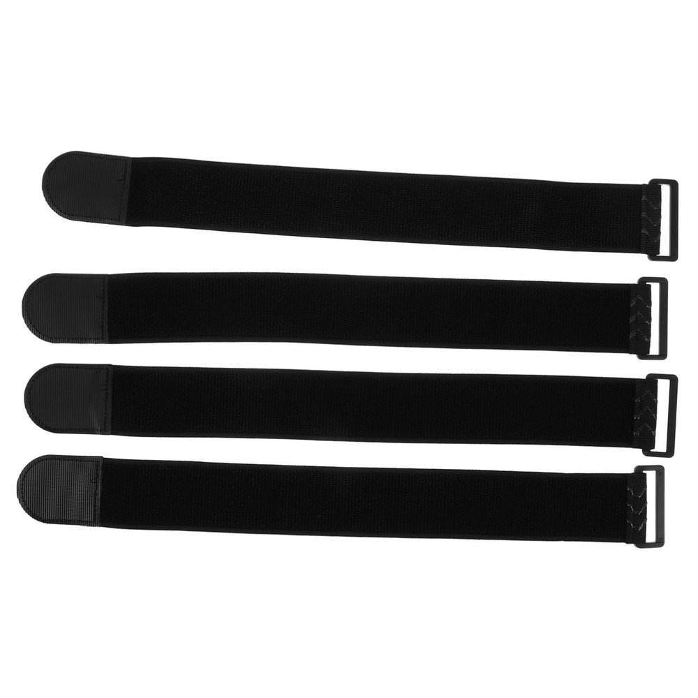 FOMIYES 4pcs Elastic Cinch Straps Hook and Loop Bands for Cable Management Travel Home and Office Organization Durable and Stretchable Design for Efficient Storage