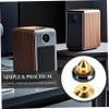 SHINEOFI 4pcs Speaker Isolation Spikes Durable Shock Absorbing Feet for Enhanced Sound Clarity and Compatibility with Various Audio Equipment for Amplifiers and Turntables view 3