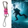 Zxpjkyu Diving Camera Lanyard with Metal Clip Hand Strap for Underwater Use, Pink view 2