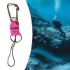 Zxpjkyu Diving Camera Lanyard with Metal Clip Hand Strap for Underwater Use, Pink view 3