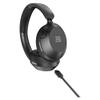 Cubitt Power Headphones with Hybrid ANC | Bluetooth 5.4 Over-Ear Headphones with 60H Playtime, 4 Mics, Auto-Pause, Transparency Mode, Low Latency, Foldable Design, USB-C Fast Charging - Obsidian Black view 3