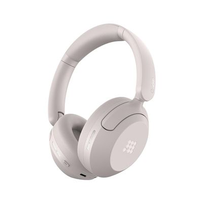 Cubitt Power Headphones with Hybrid ANC | Bluetooth 5.4 Over-Ear Headphones with 60H Playtime, 4 Mics, Auto-Pause, Transparency Mode, Low Latency, Foldable Design, USB-C Fast Charging - Rosewood
