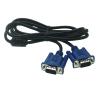bodateng 1.5/3 M Black Blue 15 Pin Male to Male Plug Computer M>oni>tor Cable Wire Cord Cable Wire Cord Cables Computer Connection(Male to Female,300cm) view 3