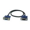 bodateng 1.5/3 M Black Blue 15 Pin Male to Male Plug Computer M>oni>tor Cable Wire Cord Cable Wire Cord Cables Computer Connection(Male to Female,300cm) view 4