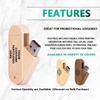 Custom USB Flash Drive - 50 PCS Personalized Wooden Thumb Drive - USB 2.0 Plug & Play for Corporate Gifts & Promotions, Custom Logo/Art, Bulk Packaging Options (128 MB,Without Box) view 2