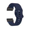 26mm 22mm QuickFit Silicone Strap For Garmin Fenix 8 47mm 51mm E 7 7X 6X Pro 5X Plus Epix Pro Gen 2/Enduro 3 Bracelet(Dark blue black,26mm) view 1