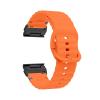 26mm 22mm QuickFit Silicone Strap For Garmin Fenix 8 47mm 51mm E 7 7X 6X Pro 5X Plus Epix Pro Gen 2/Enduro 3 Bracelet(Orange black,22mm) view 1