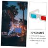 WRITWAA 30pcs Cardboard with Lenses for Movies Games Lightweight Anaglyph for Adults Portable Fun view 3