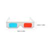 CALLARON 20 Pcs Red/Cyan 3D with White Frame Foldable Anaglyph Glasses for Movies, Gaming & Theater, Disposable 3D for Computer, TV & Group Events view 2