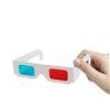 CALLARON 20 Pcs Red/Cyan 3D with White Frame Foldable Anaglyph Glasses for Movies, Gaming & Theater, Disposable 3D for Computer, TV & Group Events view 4