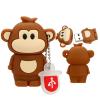 USB Chinese Zodiac Signs Memory Stick 32 64 128 4 8 16 256 gb Pendrive usb2.0 256GB USB Monkey/Pig/Rabbit Flash Drive mini Gift(256GB,Monkey-Pink) view 4