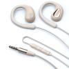 3.5mm Wired Open Ear Headphones with Ear Hooks Running Headphones with Mic & in-Line Control Air Conduction Wired Stereo Headset for Sports Cycling Jogging Exercise Gym (Beige) view 1