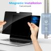 OMOTON Magnetic Privacy Screen for MacBook Air 13.6/13 Inch (2022-2025, M2, M3, M4), Anti-Spy Filter, Matte Anti Glare Blue Light Protector, Easy Install & Remove view 3