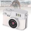 Zopsc Keychain Camera, 1080P 20MP Mini Retro Digital Camera with 0.96in Screen, Micro Video Camcorder for Taking Photos Cycling Mountain Climbing (White) view 3