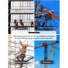 Heavy Duty Rescue Tripod for Confined Space - 1800lbs Capacity, Fall Arrest Kits, Emergency Winch & Safety Belt, Ideal for Fire Fighting and Rescue Operations view 3