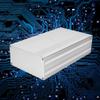 Aluminum Alloy Project Box 68x145x250mm | Sandblast Oxidized Silver Case for Electronics/Controllers/DIY | Die - Cast Enclosure with Heat Dissipation & Transmission Blocking view 2