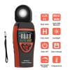 Light Meters, Professional Digital Light Meter 0.1-400,000 Lux/40,000 FC Range270 Rotating Sensor Head Dual-Color Backlit Display view 2