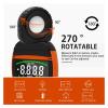 Light Meters, Professional Digital Light Meter 0.1-400,000 Lux/40,000 FC Range270 Rotating Sensor Head Dual-Color Backlit Display view 3