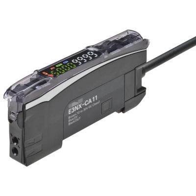 BAIDHBDYE 1 Pcs E3NX-CA11 2M Color Fiber Amplifier E3NXCA11 Sealed in Box with Warranty