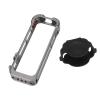 Aluminum Camera Cage for X4 Protective Case with Silicone Lens Cover Rig Housing Frame with 1/4 Screw Port Support Horizontal Durable Lightweight Action Camera Accessories for view 1