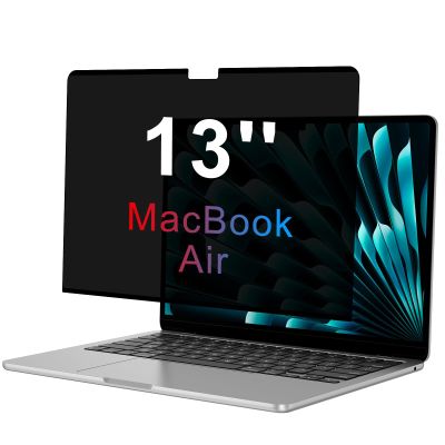 OMOTON Magnetic Privacy Screen for MacBook Air 13 Inch (2018-2021, M1), Anti-Spy Filter, Matte Anti Glare Blue Light Protector, Easy Install & Remove