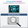 OMOTON Magnetic Privacy Screen for MacBook Air 13 Inch (2018-2021, M1), Anti-Spy Filter, Matte Anti Glare Blue Light Protector, Easy Install & Remove view 2