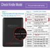 RONYDCI Case Compatible with Kindle 7th Generation Case 2014 Ebook Leather Cover WP63GW Protective Skin with Magnetic Closured Sleep(Black) view 3