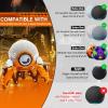 Echo Dot StandTable Stand Decorative Holder for Echo Dot (4th & 5th Generations) or Homepod MiniBracket can be Adjusted arbitrarily Posture (Orange) view 2