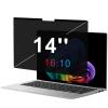 OMOTON Magnetic Laptop Privacy Screen 14 Inch 16:10, Anti-Spy Filter, Matte Anti Glare Blue Light Protector, Easy Install & Remove view 1
