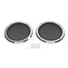 Cnsodo15 2pcs ABS Rear Grill Speaker Mesh Cover Chrome Frame + Black Mesh For FLHTCU/L FLHTCLTC Electra Tri Glide Road Glide Ultra FLHTK/L Motorbike view 1