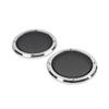 Cnsodo15 2pcs ABS Rear Grill Speaker Mesh Cover Chrome Frame + Black Mesh For FLHTCU/L FLHTCLTC Electra Tri Glide Road Glide Ultra FLHTK/L Motorbike view 2