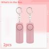 2 Pack Personal Security Alarms, 130 Db Loud Sound, Led Light, Abs, Compact Keychain Design for Safety and Emergency, view 3