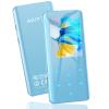 AGPTEK 64GB MP3 Player with Bluetooth 5.3, A19PL 2.4" Curved Screen Portable Music Player with Speaker Lossless Sound with FM Radio, Voice Recorder, Supports up to 128GB, Blue view 1