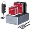 ORICO USB-C Hard Drive Docking Station with Offline Clone 4 Bay Aluminum USB 3.2 Gen 1 for 2.5''/3.5'' SSD HDD Up to 20TB(4*20) -6646C3 view 1