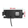 HD CCD 720p Rear View Parking Camera Compatible with Nissan GT-R 350Z 370Z Z34 Compatible with Infiniti Latio Reversing Backup Camera view 3
