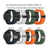 26mm 22mm 20mm Ocean Quick Release Nylon Strap For Garmin Fenix E 8 7 47 51mm 5 5xplus 6XPro 7XPro Tactix7 Wristband Accessories(White S,22MM) view 3