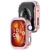 2 Pack Cases Compatible with Huawei Watch Fit 4, Hard Bumper Case Shockproof Protective Cover for Huawei Watch Fit 4, without Screen Protector (Beige/Pink) view 4