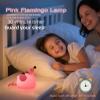 DREAMING MY DREAM Flamingo Night Light,Dimmable Silicone Animal Nursery Night Light,Pink Flamingo Lamp Decor for Kids Room Bedroom,Birthday Christmas Unique Gift for Kids boy Girls view 3