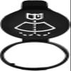 Car Windshield Water Tank Cap Wiper Fluid Reservoir Washer Bottle Cap Cover, for Chevr&olet, for Silverado 1500 2014 2015 2016 2017 2018 2019 2020 view 1