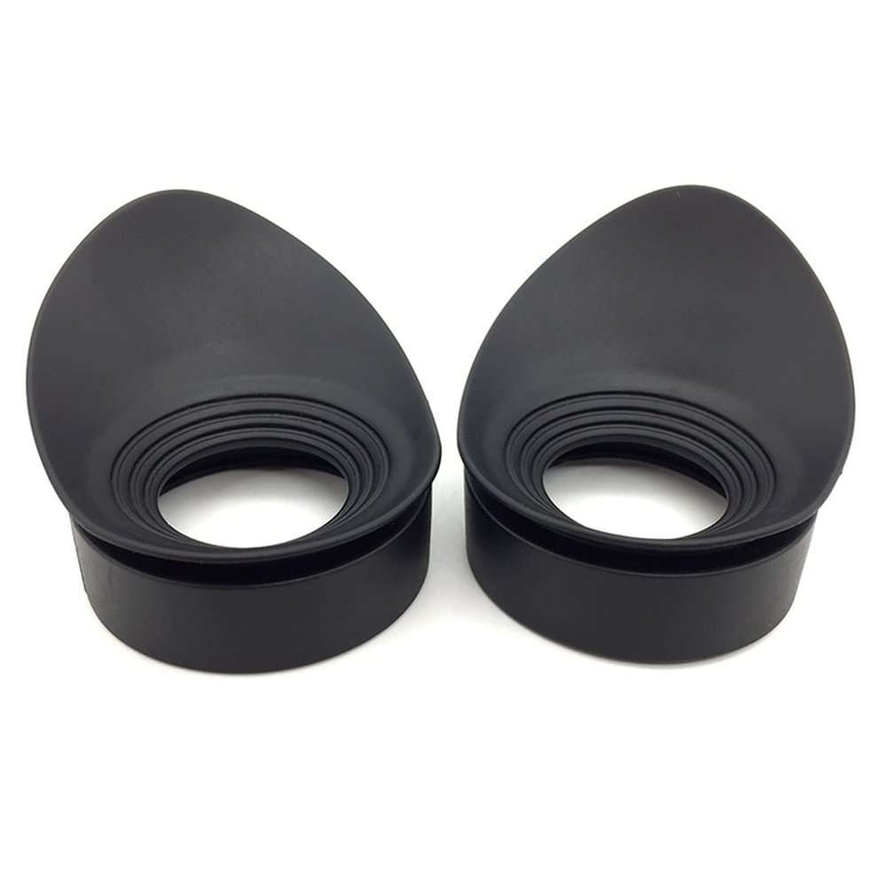 JOEBO Microscope Kit 2pcs 40mm 39-42mm Rubber Eyepiece Eye Shield Microsocpe Eyepiece Lens Hood Microscope Lens Adapters