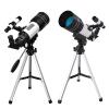 150X 70mm Monocular Telescope for Beginners Adults Kids Aperture Scope Astronomical Refraction Telescope with Tripod Fin view 4