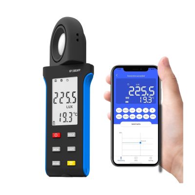 Light Meters, High-Peormance Luxmeter with e APP Versatile Accurate and Feature-Rich for Professional Light Measurement and Analysis(HP-5000APP)