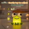 DREAMING MY DREAM Frogs Night Light,Dimmable Silicone Animal Nursery Night Light,Frogs Lamp Decor for Kids Room Bedroom,Birthday Christmas Unique Gift for Kids boy GirlsFrogs view 3