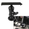 Lirun Boat Fish Finder Bracket, Black Adjustable Fish Finder Mount Base, Watercraft Fishing Finder Bracket Mount Plate Accessories Compatible With Of Ships view 3